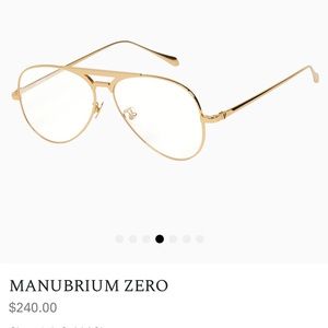 Valley eyewear Manubrium gold Blue light glasses